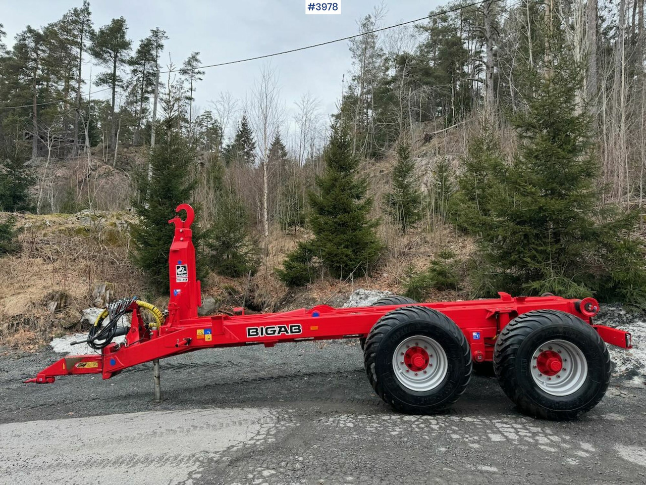 2022 Bigab 15-19 hook trailer - مقطورة مسطحة منخفضة: صورة 2 2022 Bigab 15-19 hook trailer - مقطورة مسطحة منخفضة: صورة 2