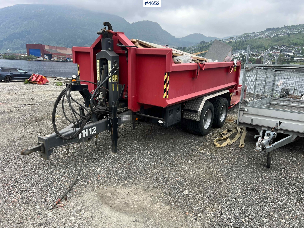 2022 Metaltech PH-12 hook trailer for tractor w/ 2 hook boxes - مقطورة زراعية قلابة: صورة 1 2022 Metaltech PH-12 hook trailer for tractor w/ 2 hook boxes - مقطورة زراعية قلابة: صورة 1