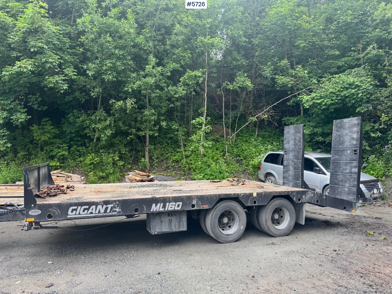 2023 Gigant ML-160 Machine trailer for tractor. - مقطورة مسطحة منخفضة: صورة 2 2023 Gigant ML-160 Machine trailer for tractor. - مقطورة مسطحة منخفضة: صورة 2