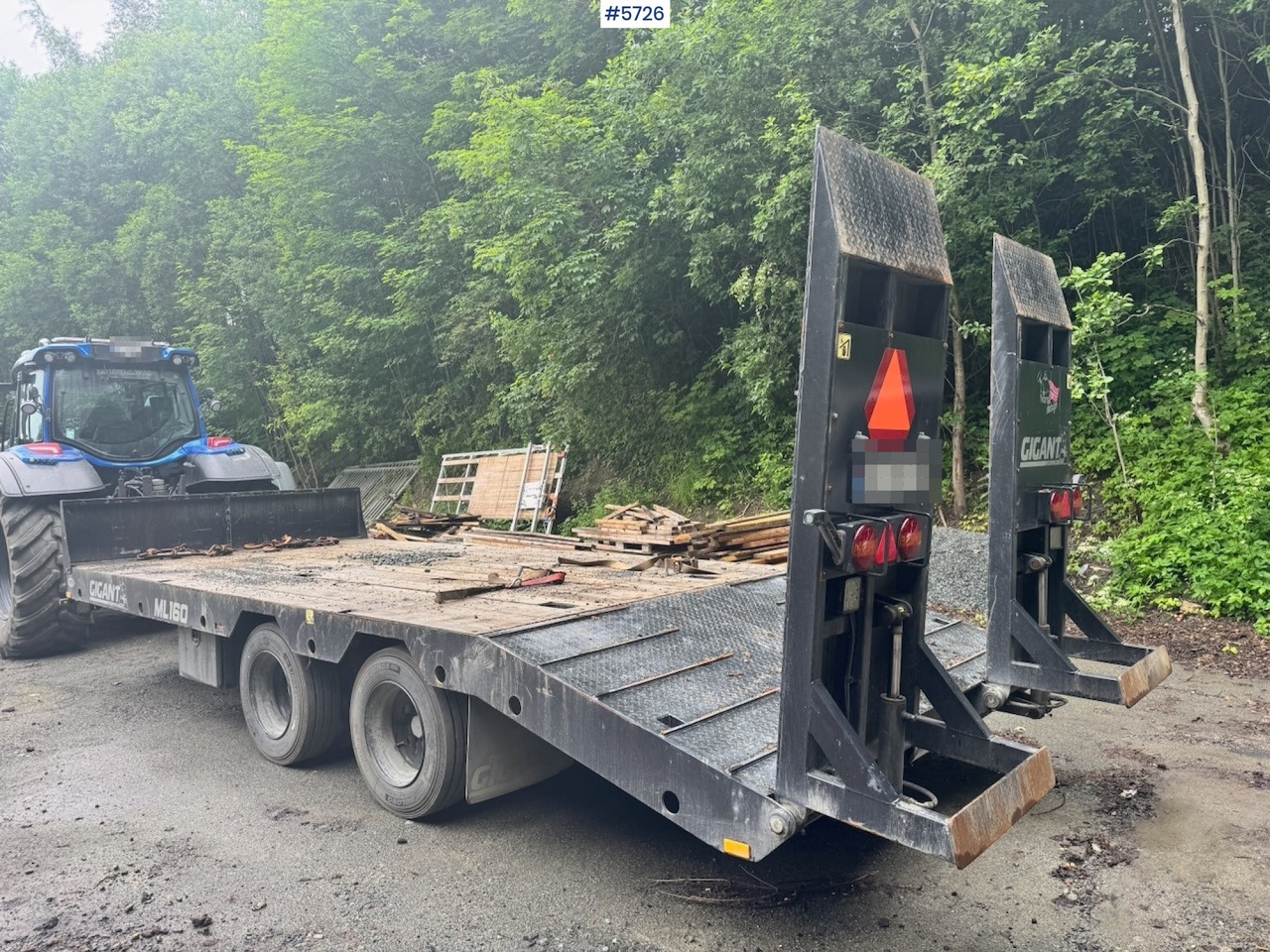 2023 Gigant ML-160 Machine trailer for tractor. - مقطورة مسطحة منخفضة: صورة 3 2023 Gigant ML-160 Machine trailer for tractor. - مقطورة مسطحة منخفضة: صورة 3