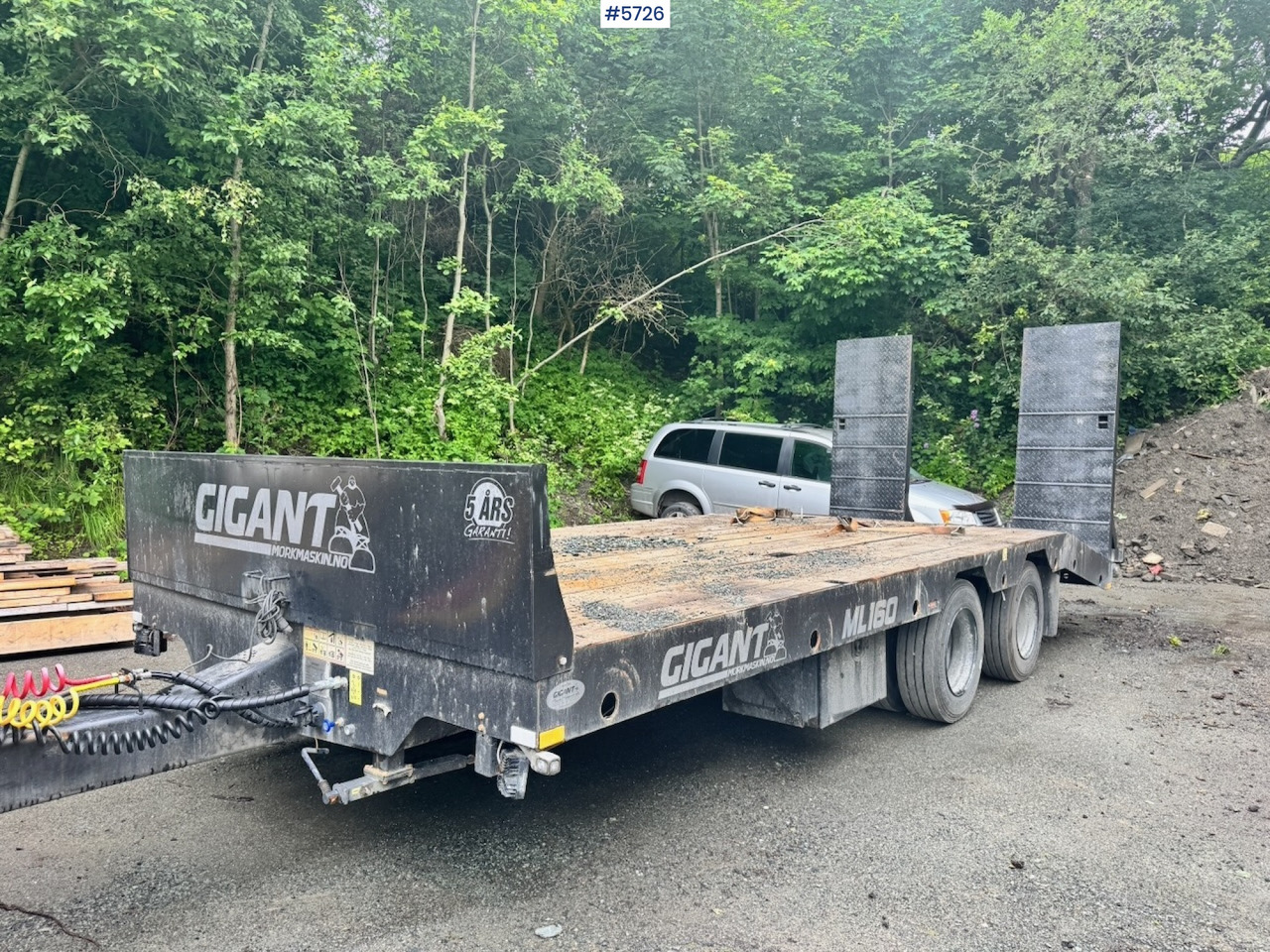 2023 Gigant ML-160 Machine trailer for tractor. - مقطورة مسطحة منخفضة: صورة 1 2023 Gigant ML-160 Machine trailer for tractor. - مقطورة مسطحة منخفضة: صورة 1