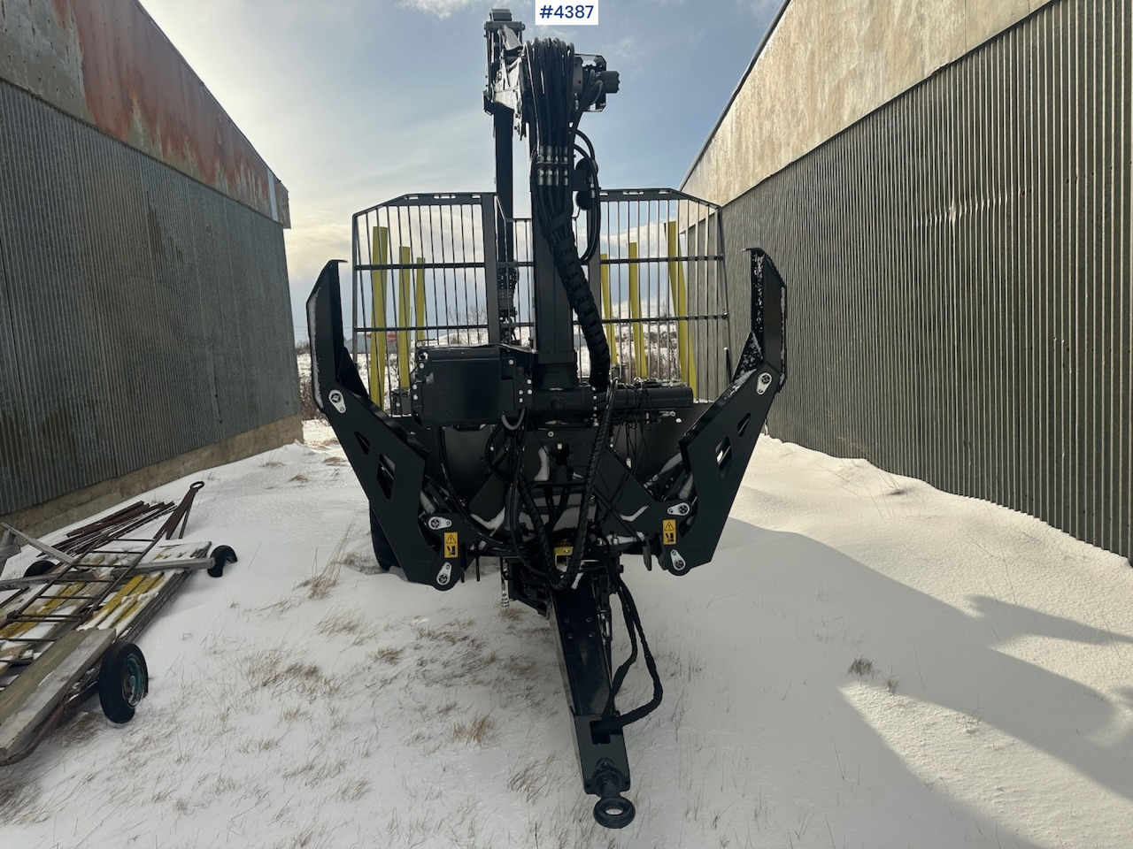 2023 Palms u12 timber trailer w/ Palms 5,85 krane. Never used. - مقطورة اخشاب: صورة 3 2023 Palms u12 timber trailer w/ Palms 5,85 krane. Never used. - مقطورة اخشاب: صورة 3