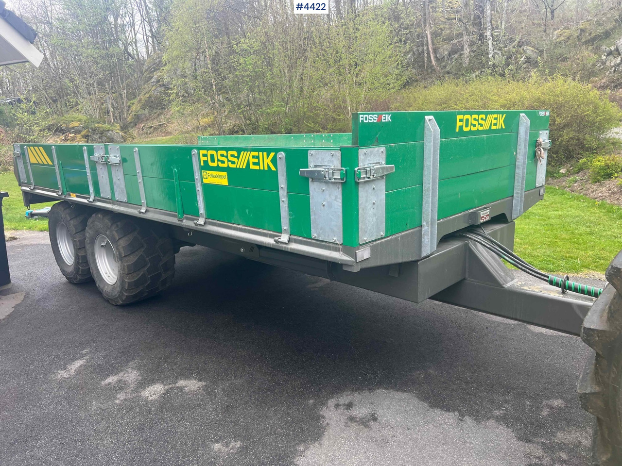 2024 Foss-Eik 2 axle Dumper trailer for tractor - مقطورة زراعية قلابة: صورة 2 2024 Foss-Eik 2 axle Dumper trailer for tractor - مقطورة زراعية قلابة: صورة 2