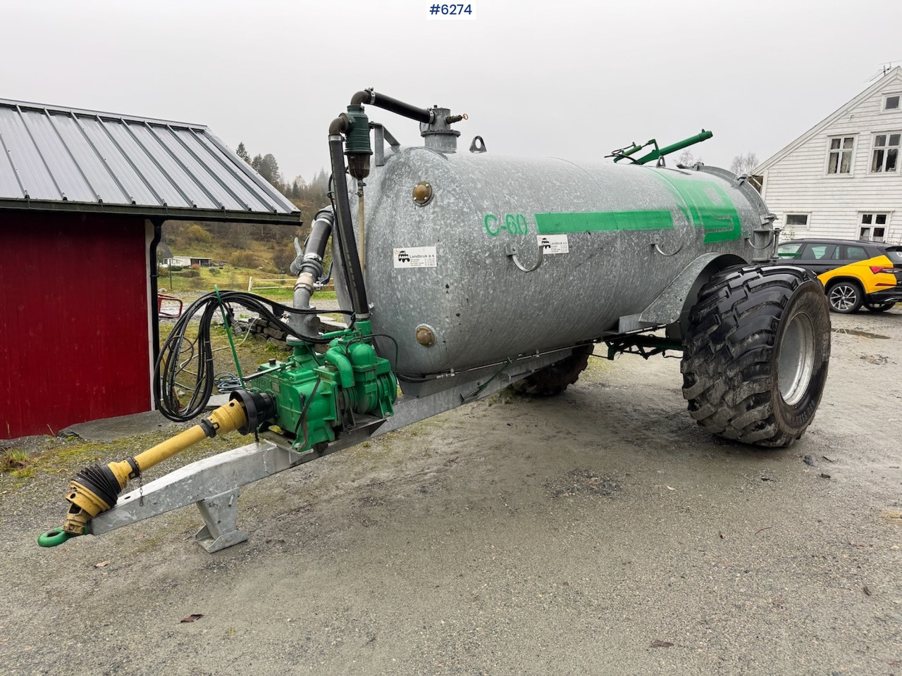 2024 Garcia C-60 6000 liter manure wagon w/ vacuum, combi and cannon. - صهريج السماد السائل: صورة 4 2024 Garcia C-60 6000 liter manure wagon w/ vacuum, combi and cannon. - صهريج السماد السائل: صورة 4