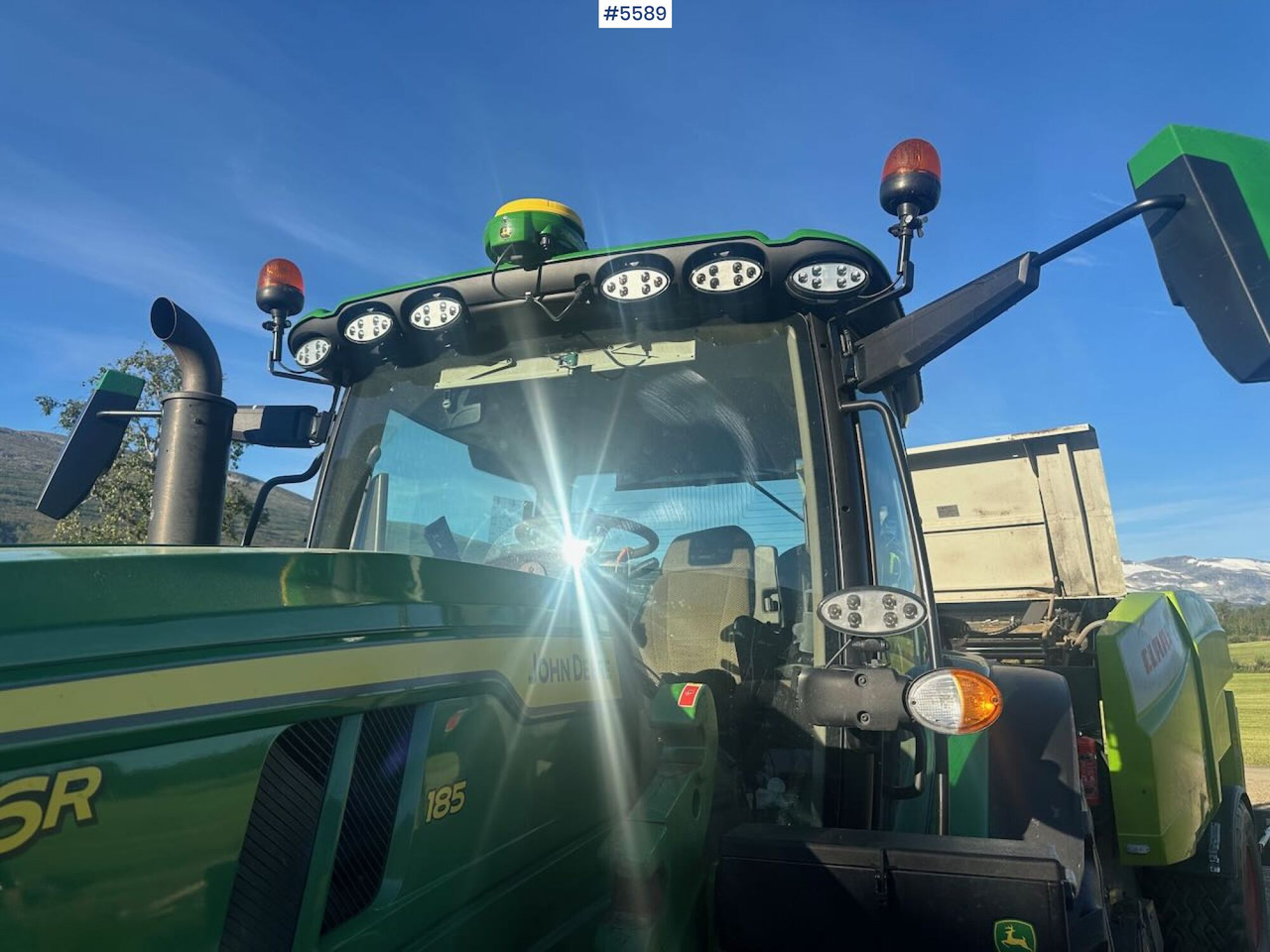 2024 John Deere 6R 185 4x4 tractor w/ front loader, GPS and winter tires. WATCH VIDEO - جرار: صورة 4 2024 John Deere 6R 185 4x4 tractor w/ front loader, GPS and winter tires. WATCH VIDEO - جرار: صورة 4