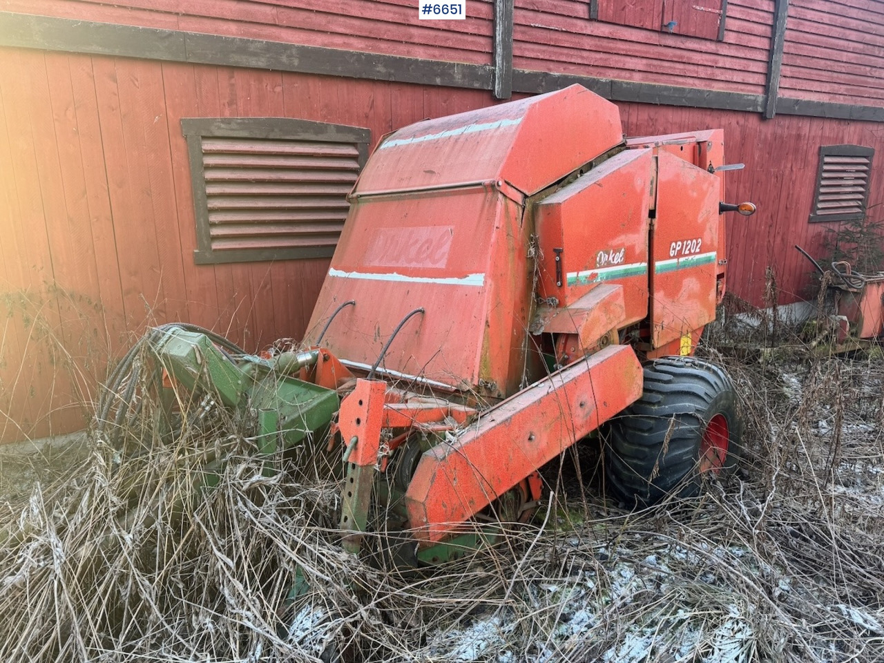 Approx. 1995 Orkel GP1202 Round Baler. - معدات تيبيس التبن: صورة 2 Approx. 1995 Orkel GP1202 Round Baler. - معدات تيبيس التبن: صورة 2