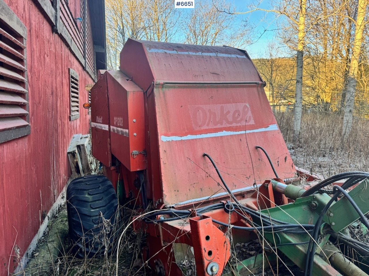 Approx. 1995 Orkel GP1202 Round Baler. - معدات تيبيس التبن: صورة 4 Approx. 1995 Orkel GP1202 Round Baler. - معدات تيبيس التبن: صورة 4
