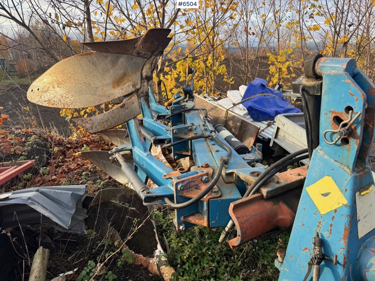 Approx. 1995 Øverum 3-furrow reversible plough - معدات حرث التربة: صورة 2 Approx. 1995 Øverum 3-furrow reversible plough - معدات حرث التربة: صورة 2