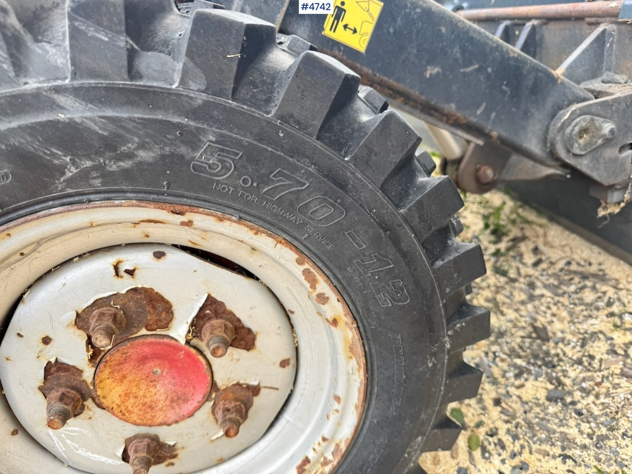 لودر مفصلي صغير Approx. 2000 Norcar Agromatic 760 Skid Steer Loader. (needs repair): صورة 9