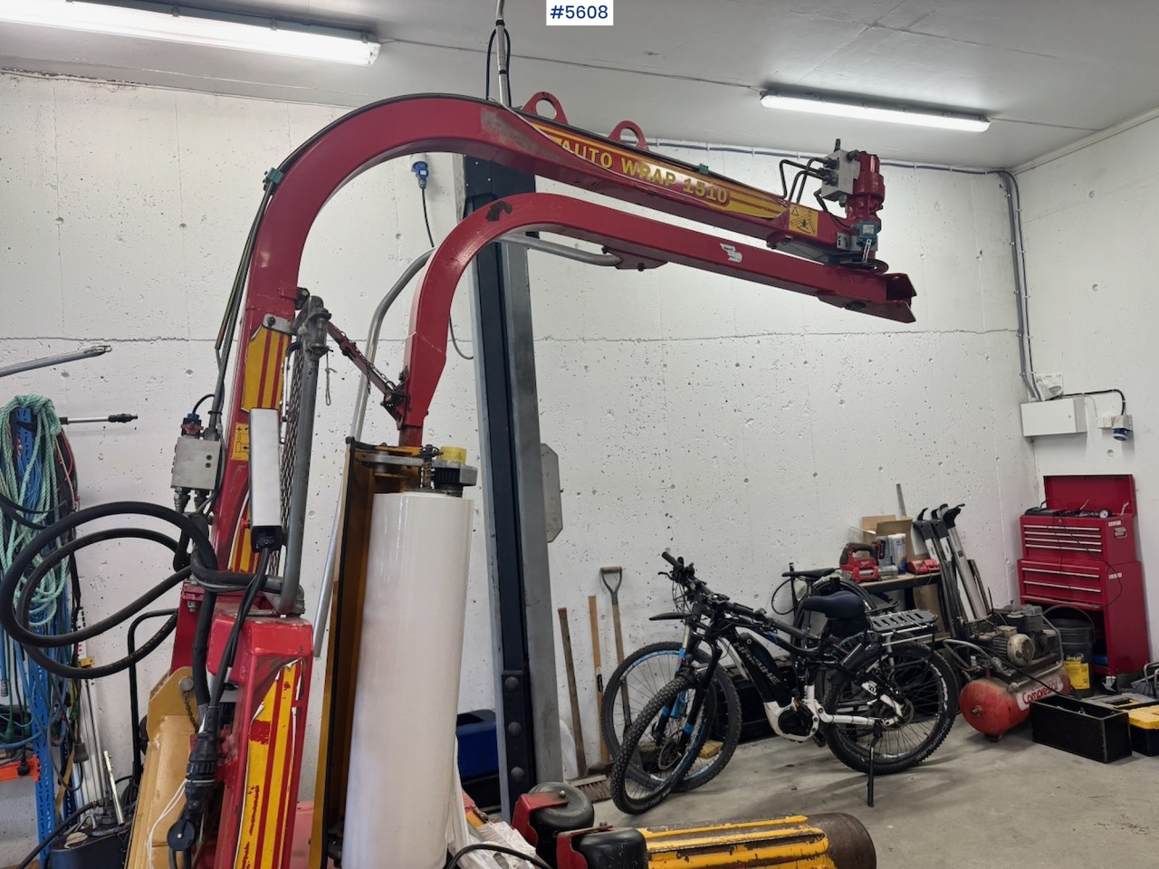 Approx. 2005 Tellefsdal Round Bale Wrapper. New control box - معدات تيبيس التبن: صورة 3 Approx. 2005 Tellefsdal Round Bale Wrapper. New control box - معدات تيبيس التبن: صورة 3