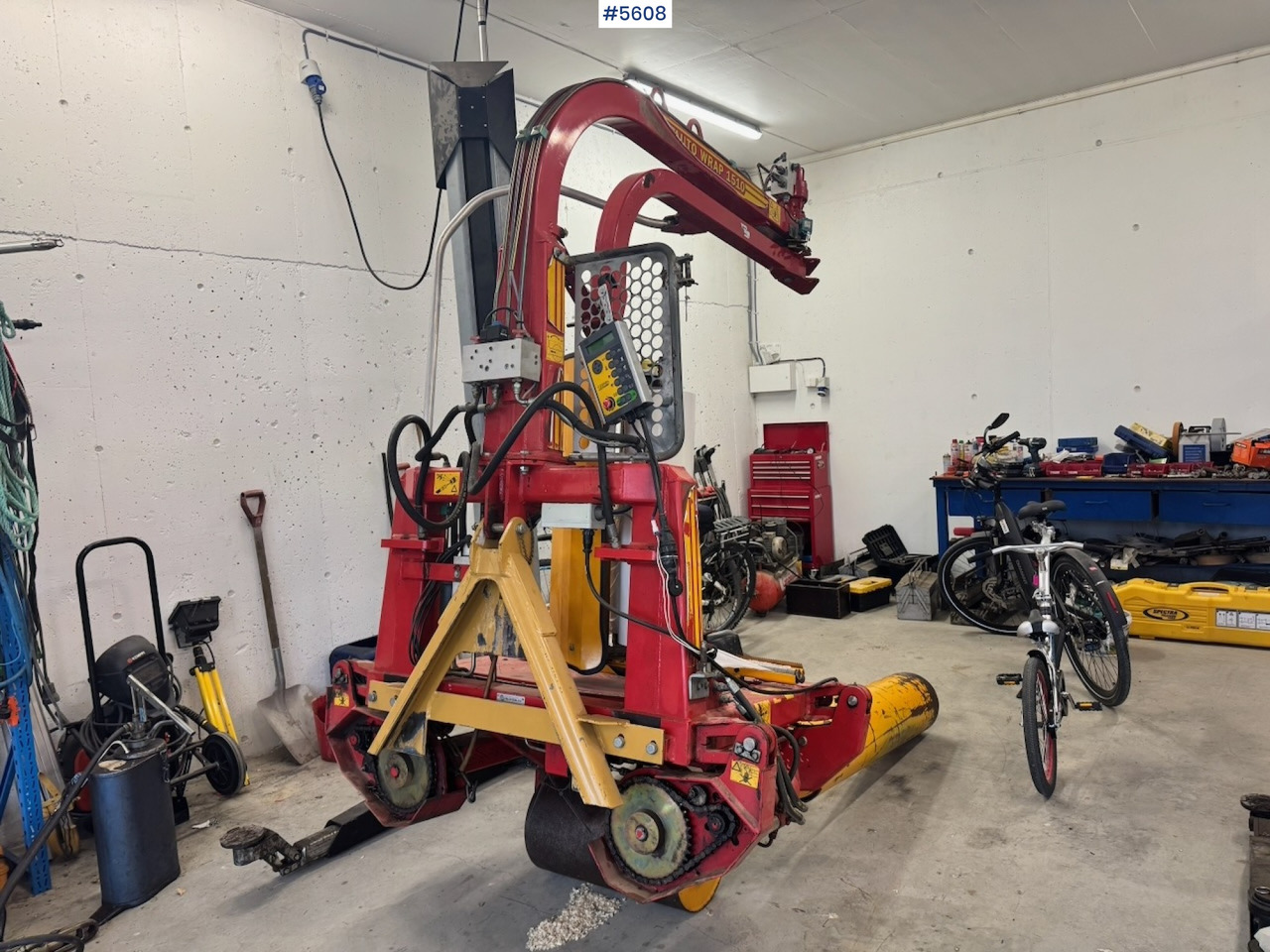 Approx. 2005 Tellefsdal Round Bale Wrapper. New control box - معدات تيبيس التبن: صورة 1 Approx. 2005 Tellefsdal Round Bale Wrapper. New control box - معدات تيبيس التبن: صورة 1