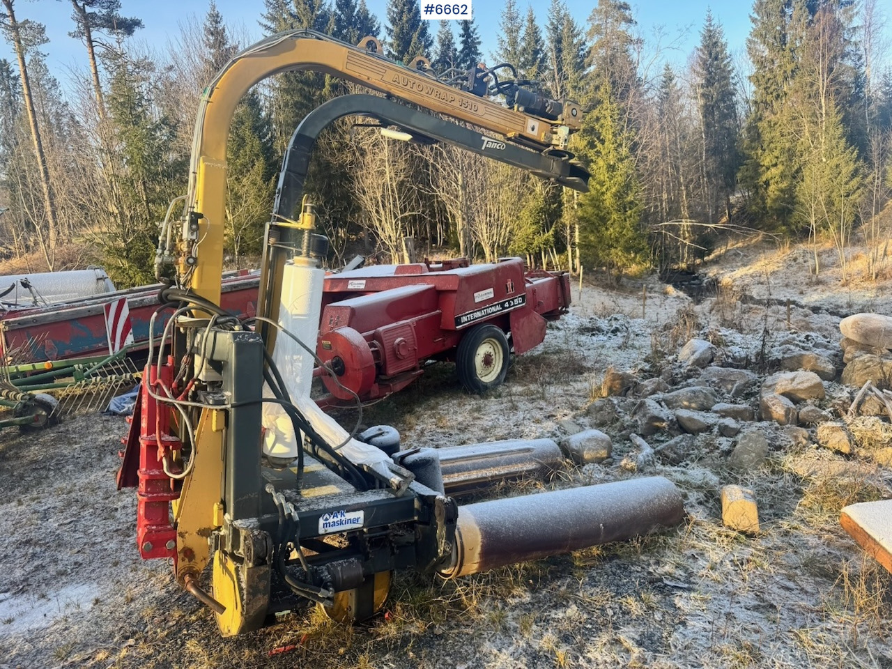 Approx. 2006 Tanco 1510 Round Bale Wrapper. - معدات تيبيس التبن: صورة 2 Approx. 2006 Tanco 1510 Round Bale Wrapper. - معدات تيبيس التبن: صورة 2