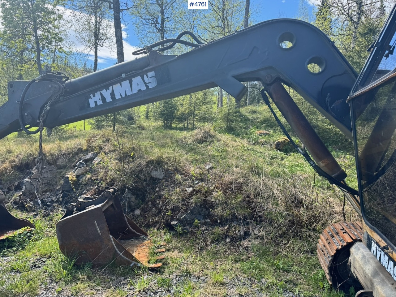 حفارة Circa 1990 Hymas 82R Crawler excavator w/ 2 buckets.: صورة 9