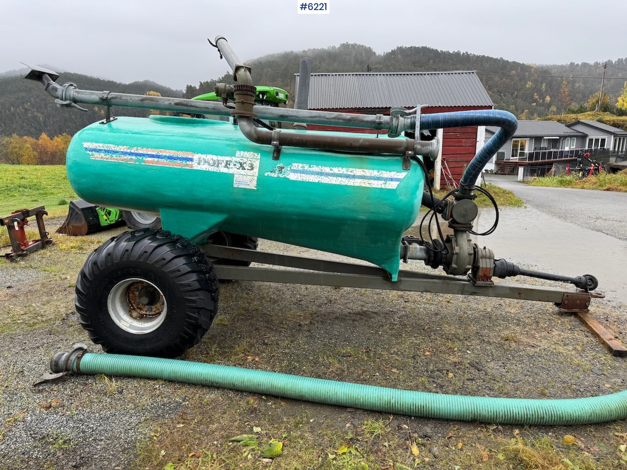 Doff X3 with high-pressure pump and cannon - صهريج السماد السائل: صورة 1 Doff X3 with high-pressure pump and cannon - صهريج السماد السائل: صورة 1