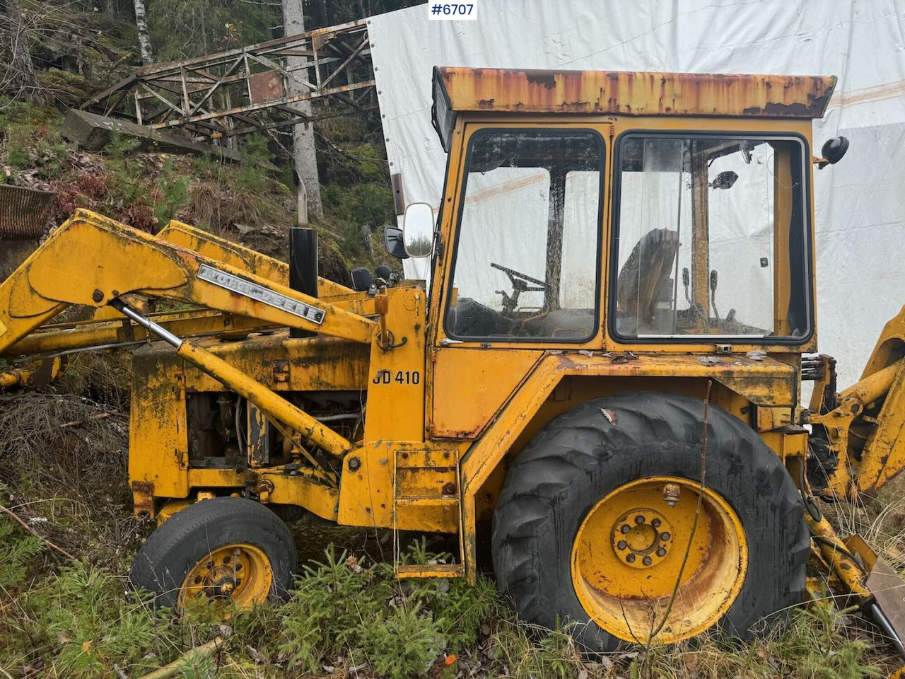 John Deere 410 Backhoe loader - جرار: صورة 3 John Deere 410 Backhoe loader - جرار: صورة 3