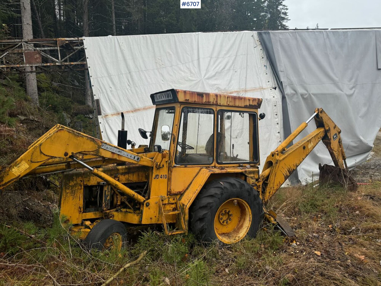 John Deere 410 Backhoe loader - جرار: صورة 2 John Deere 410 Backhoe loader - جرار: صورة 2