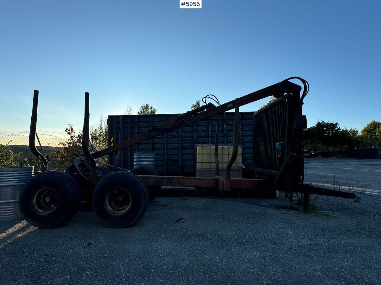 Logging trailer with Kesla crane - مقطورة اخشاب: صورة 5 Logging trailer with Kesla crane - مقطورة اخشاب: صورة 5