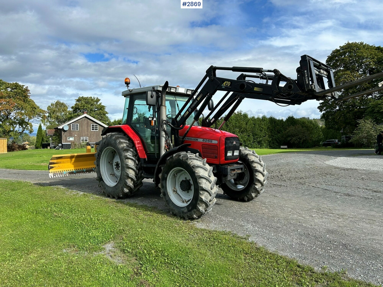 Massey Ferguson 6265 w/ trima 420 front loader - جرار: صورة 1 Massey Ferguson 6265 w/ trima 420 front loader - جرار: صورة 1