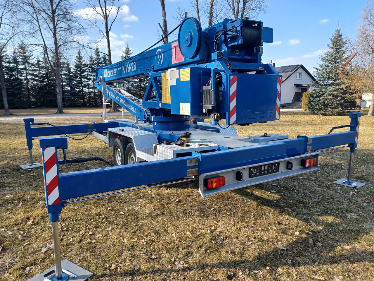 Klaas K19-28 - موبايل كرين, عربة مقطورة: صورة 2 Klaas K19-28 - موبايل كرين, عربة مقطورة: صورة 2