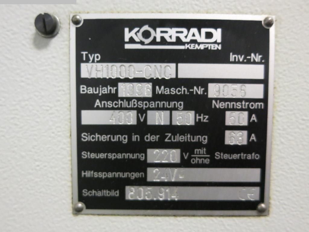 KORRADI VH1000-CNC - مركز تصنيع CNC: صورة 5 KORRADI VH1000-CNC - مركز تصنيع CNC: صورة 5