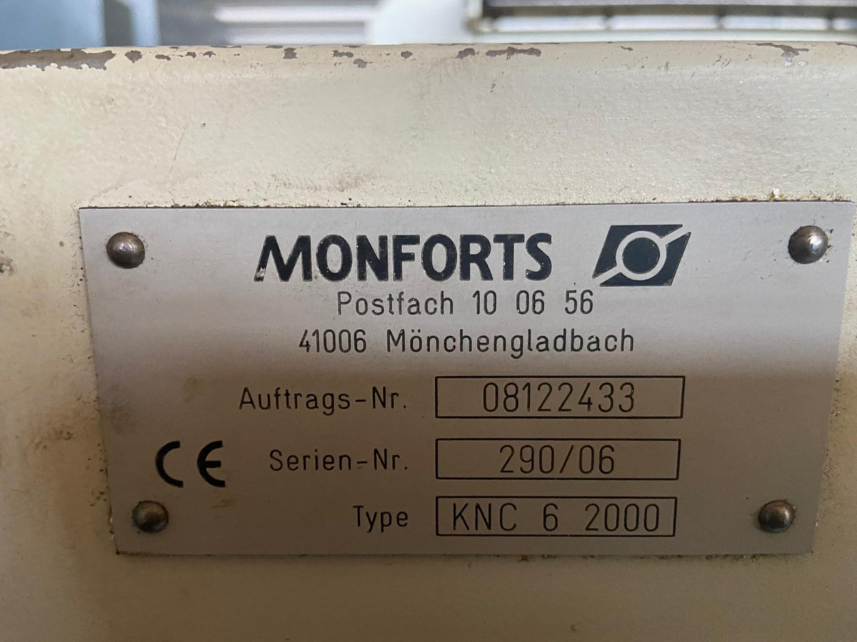 MONFORTS KNC 6-2000 - مخرطة معدنية: صورة 3 MONFORTS KNC 6-2000 - مخرطة معدنية: صورة 3