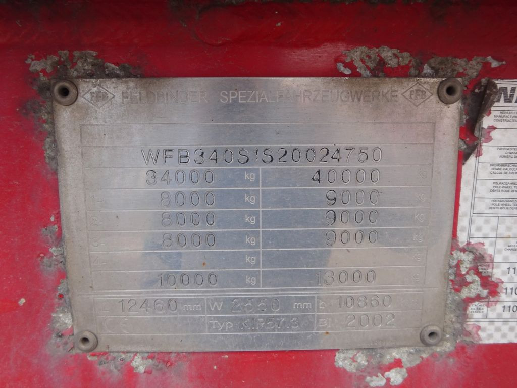 بلكر Feldbinder KIP 57.3 Silo für Staub u. Rieselgüter ca. 60m³: صورة 10 بلكر Feldbinder KIP 57.3 Silo für Staub u. Rieselgüter ca. 60m³: صورة 10