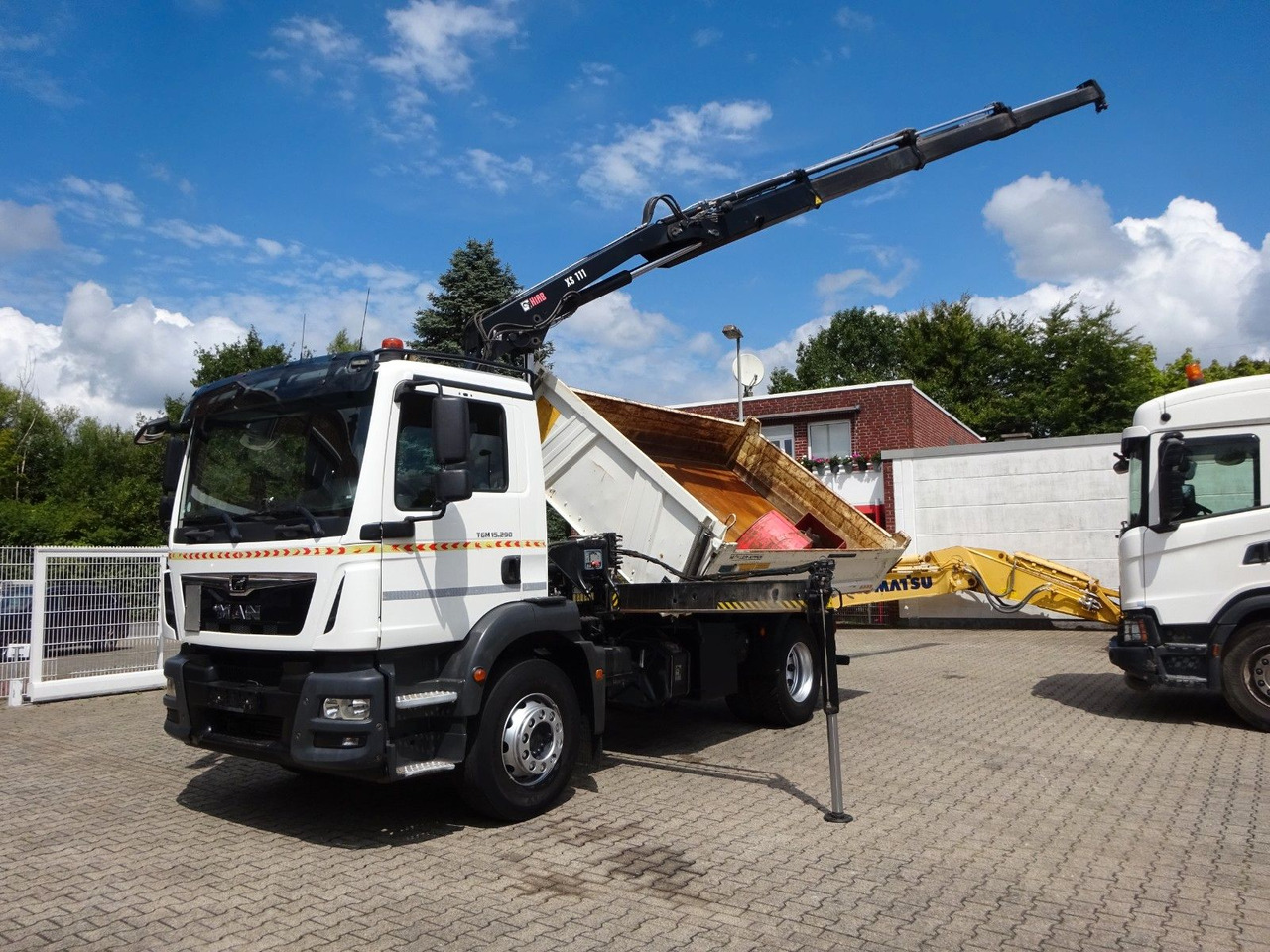 MAN 15.290 TGM 3Skipper + HIAB 111-B3 HIDUO Kran 4x2 - شاحنة قلاب, شاحنة كرين: صورة 4 MAN 15.290 TGM 3Skipper + HIAB 111-B3 HIDUO Kran 4x2 - شاحنة قلاب, شاحنة كرين: صورة 4