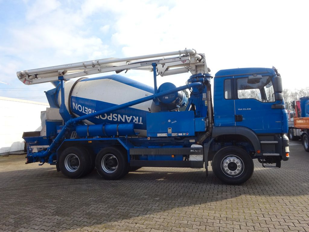 مضخة خرسانة MAN 33.410 TGA PUMI Putzmeister 16 Meter  6x4: صورة 8