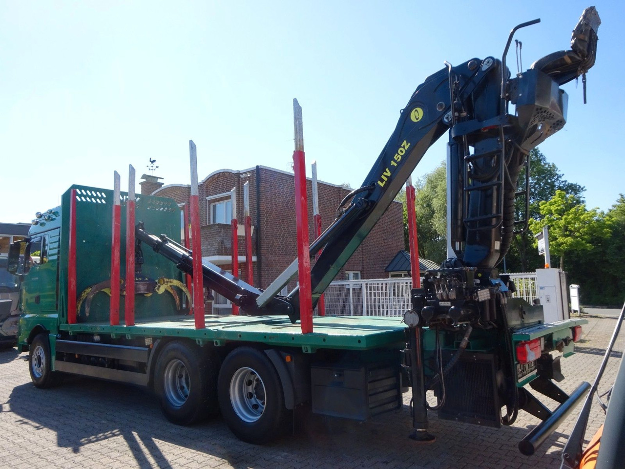 MAN 33.560 TGX mit TAJFUN L150Z Holzladekran 6x4 - شاحنة قطع الأشجار, شاحنة كرين: صورة 4 MAN 33.560 TGX mit TAJFUN L150Z Holzladekran 6x4 - شاحنة قطع الأشجار, شاحنة كرين: صورة 4