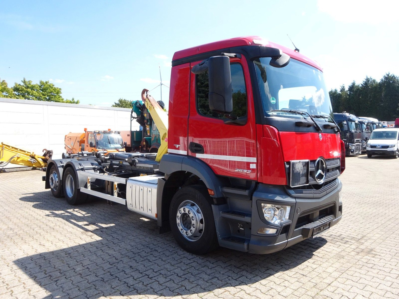 شاحنة ذات خطاف Mercedes-Benz Antos 2532 MEILLER Abroller Lift+Lenkachse 6x2: صورة 13