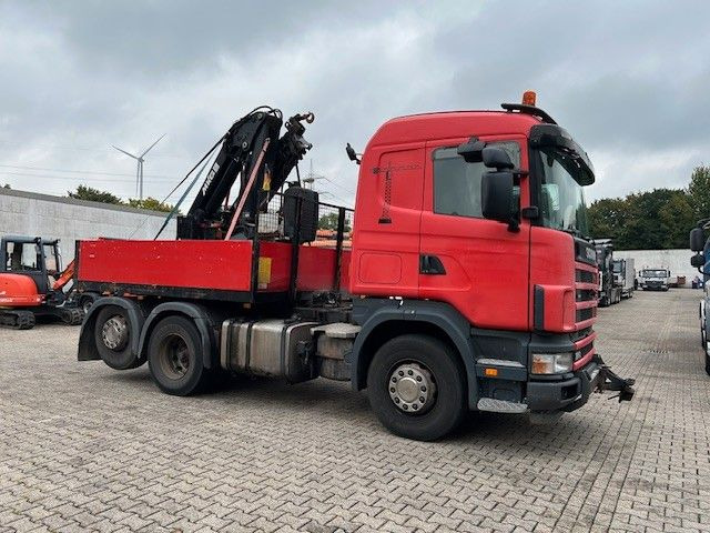 Scania 124 L 470 Pritsche + MKG HLK 201 HP 6x2 - شاحنات مسطحة, شاحنة كرين: صورة 5 Scania 124 L 470 Pritsche + MKG HLK 201 HP 6x2 - شاحنات مسطحة, شاحنة كرين: صورة 5