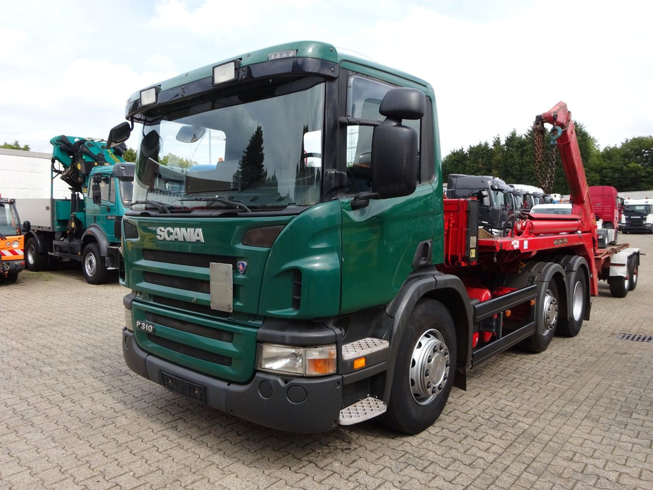 Scania P310 Absetzkipper MEILLER mit Lift+Lenkachse 6x2 - شاحنة قلاب: صورة 1 Scania P310 Absetzkipper MEILLER mit Lift+Lenkachse 6x2 - شاحنة قلاب: صورة 1