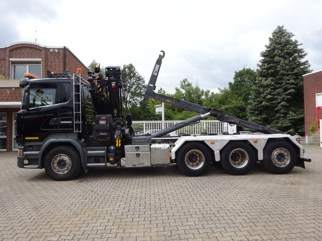 شاحنة ذات خطاف, شاحنة كرين Scania R490 Abroller + HIAB 302E-6 Bj.2021 !Kran TRIDEM: صورة 6