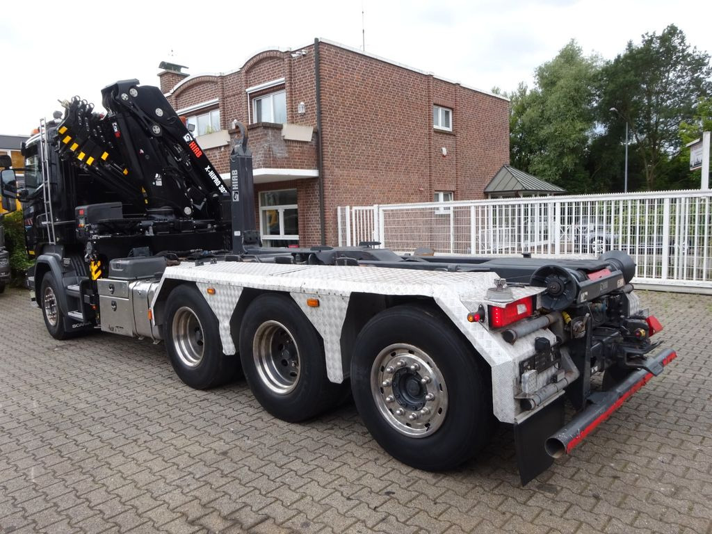 شاحنة ذات خطاف, شاحنة كرين Scania R490 Abroller + HIAB 302E-6 Bj.2021 !Kran TRIDEM: صورة 10