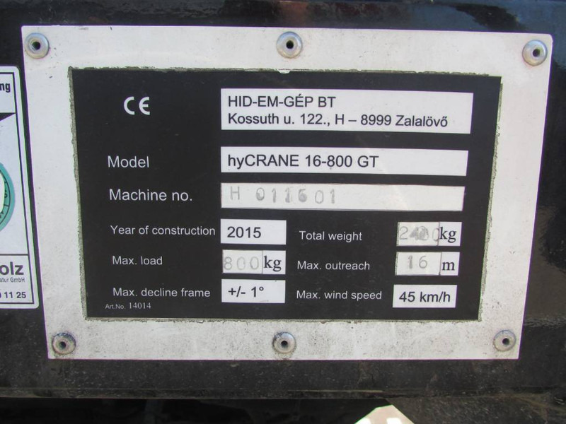 Teupen TGT HighCrane 800 hyCRANE 16-800GT Raupenkran Mini - شاحنة ذراع مفصلي: صورة 3 Teupen TGT HighCrane 800 hyCRANE 16-800GT Raupenkran Mini - شاحنة ذراع مفصلي: صورة 3