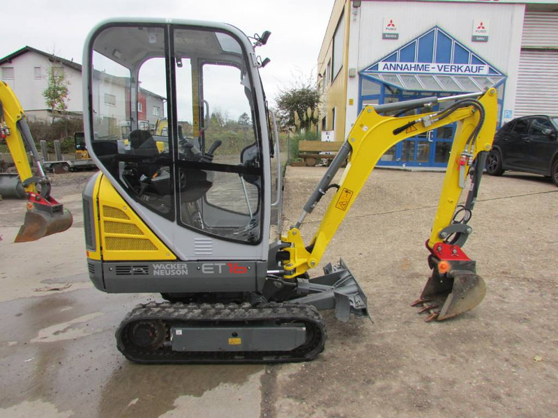WACKER NEUSON ET 16 Minibagger 22.500 EUR hydr. Schnellwechsler - حفارة مُصَّغرة: صورة 1 WACKER NEUSON ET 16 Minibagger 22.500 EUR hydr. Schnellwechsler - حفارة مُصَّغرة: صورة 1