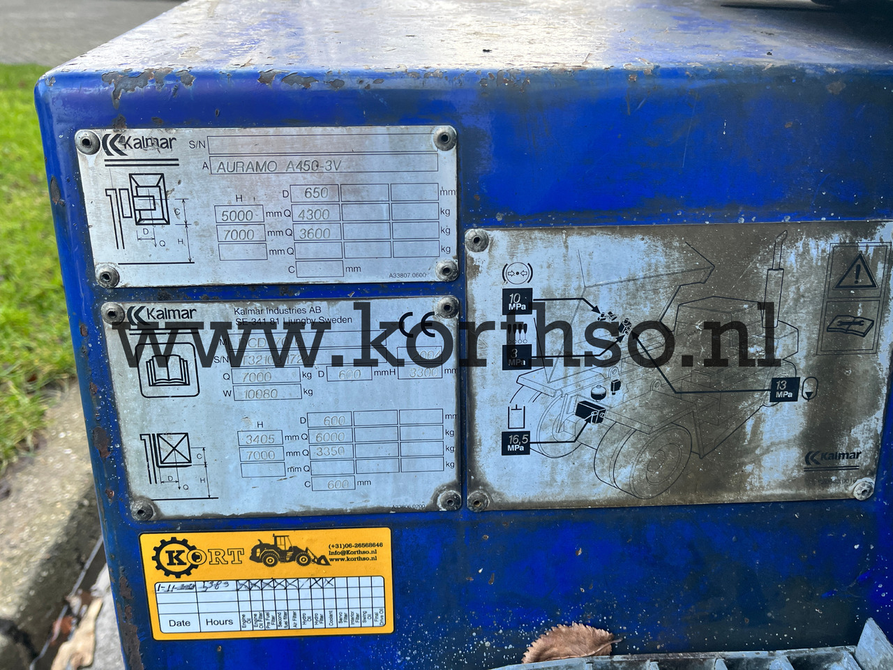 رافعة شوكية ديزل KALMAR DCD 70-6: صورة 13