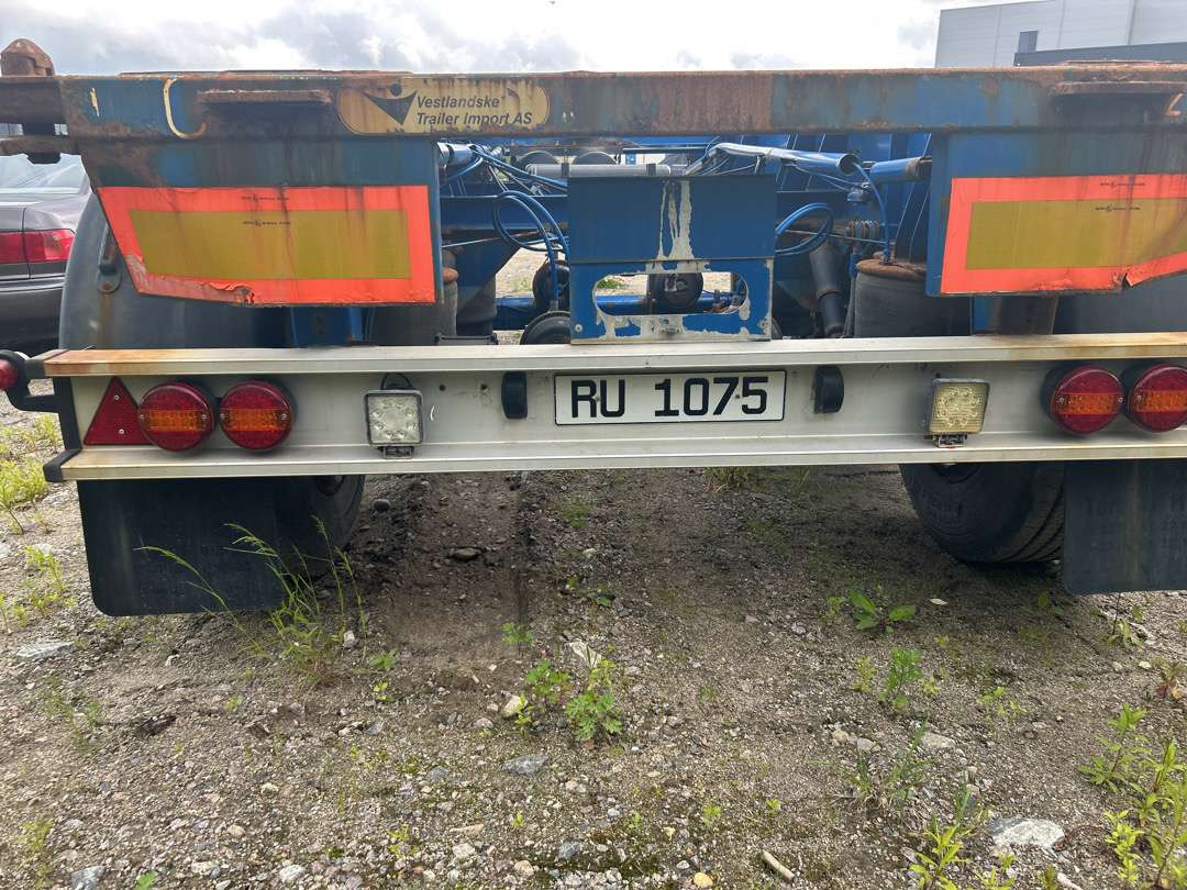 2004 Container henger TURBO`HOET CONTAINERSEMITRAILER EU-godkjent - نصف مقطورة لنقل الحاويات: صورة 5 2004 Container henger TURBO`HOET CONTAINERSEMITRAILER EU-godkjent - نصف مقطورة لنقل الحاويات: صورة 5