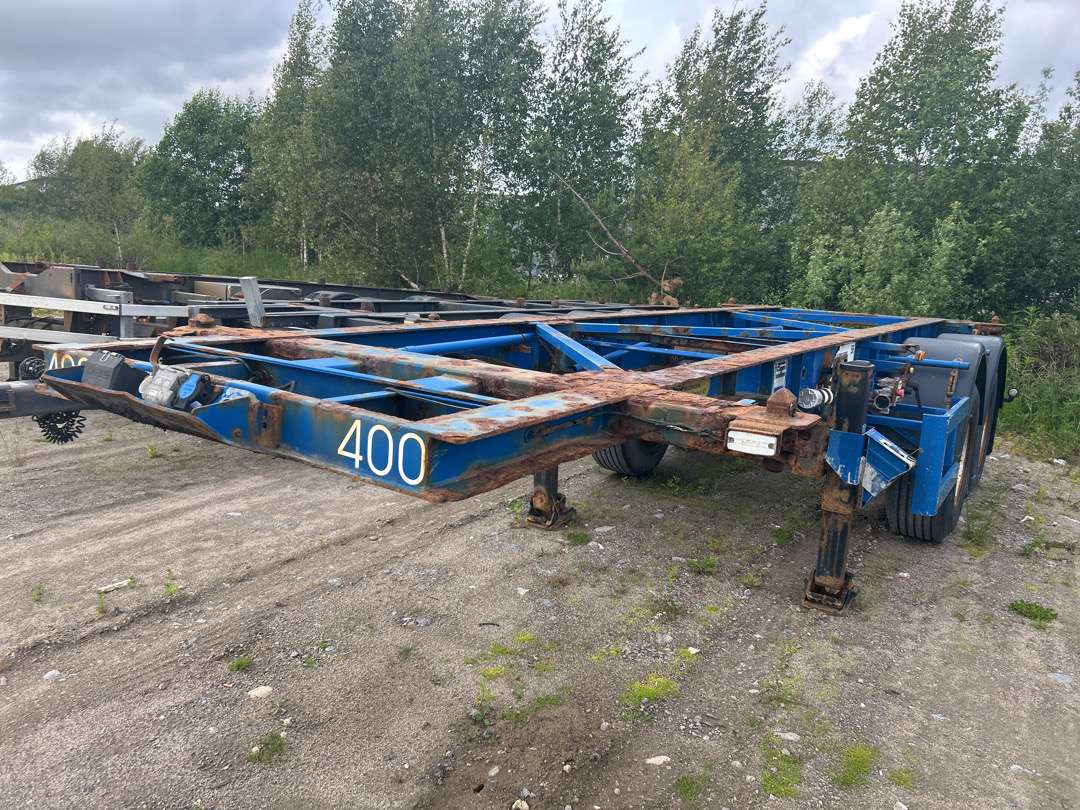 2004 Container henger TURBO`HOET CONTAINERSEMITRAILER EU-godkjent - نصف مقطورة لنقل الحاويات: صورة 1 2004 Container henger TURBO`HOET CONTAINERSEMITRAILER EU-godkjent - نصف مقطورة لنقل الحاويات: صورة 1