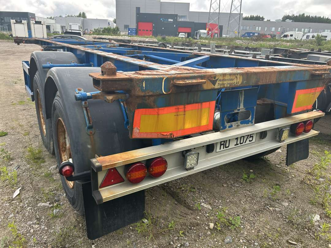 2004 Container-henger TURBO`HOET CONTAINERSEMITRAILER EU-godkjent - نصف مقطورة لنقل الحاويات: صورة 4 2004 Container-henger TURBO`HOET CONTAINERSEMITRAILER EU-godkjent - نصف مقطورة لنقل الحاويات: صورة 4