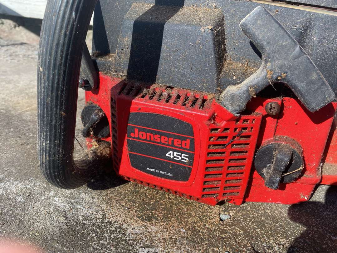 Jonsered 455 motorsag (rep.-objekt) - معدات البناء: صورة 3 Jonsered 455 motorsag (rep.-objekt) - معدات البناء: صورة 3