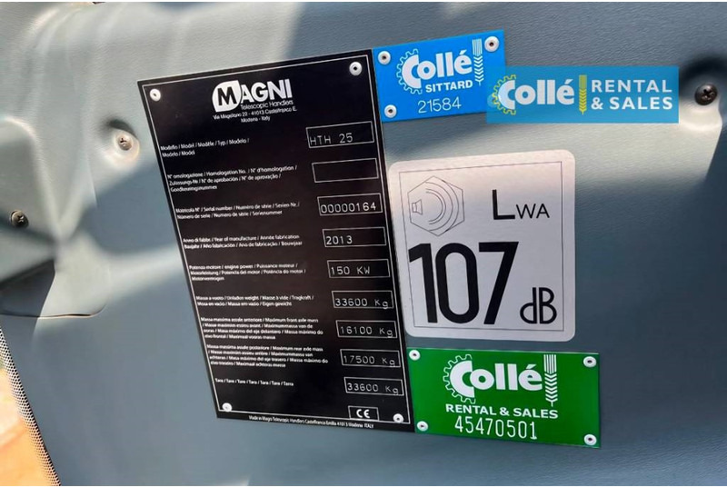 رافعة تلسكوبية MAGNI HTH 25.11 | 2013: صورة 16