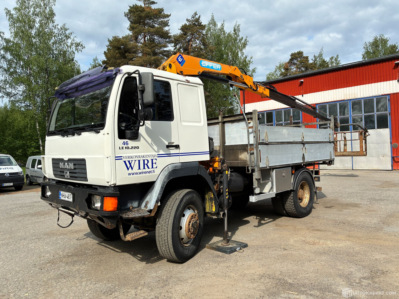 MAN 10.220, 2006 Kuorma-auto 4x4 + Effer 75 nosturi ja henkilönnostokori, Hattula - شاحنة: صورة 4 MAN 10.220, 2006 Kuorma-auto 4x4 + Effer 75 nosturi ja henkilönnostokori, Hattula - شاحنة: صورة 4