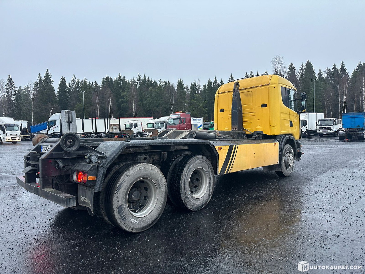 Scania 124, 1996, Pirkkala - شاحنة ذات خطاف: صورة 4 Scania 124, 1996, Pirkkala - شاحنة ذات خطاف: صورة 4