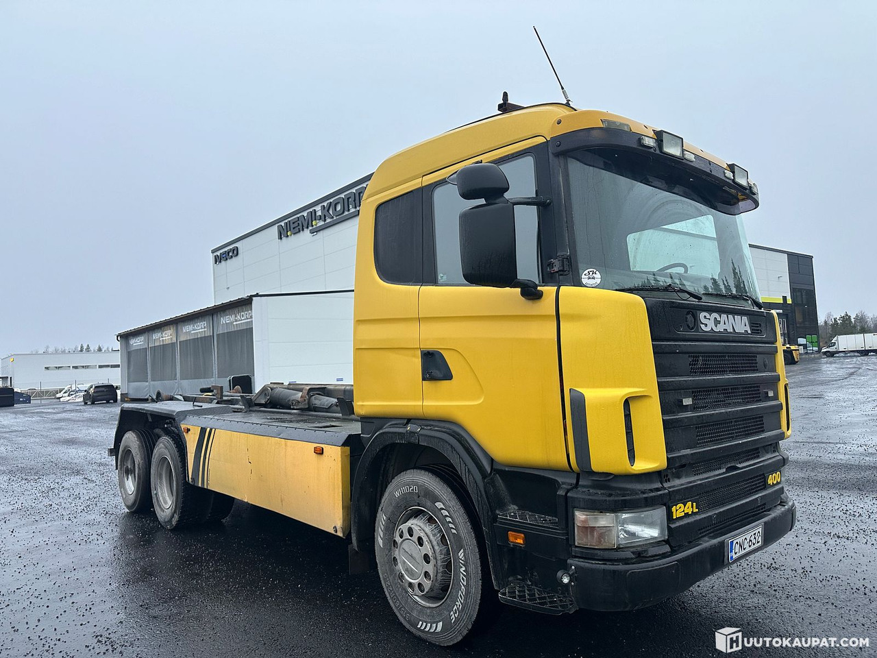 Scania 124, 1996, Pirkkala - شاحنة ذات خطاف: صورة 3 Scania 124, 1996, Pirkkala - شاحنة ذات خطاف: صورة 3