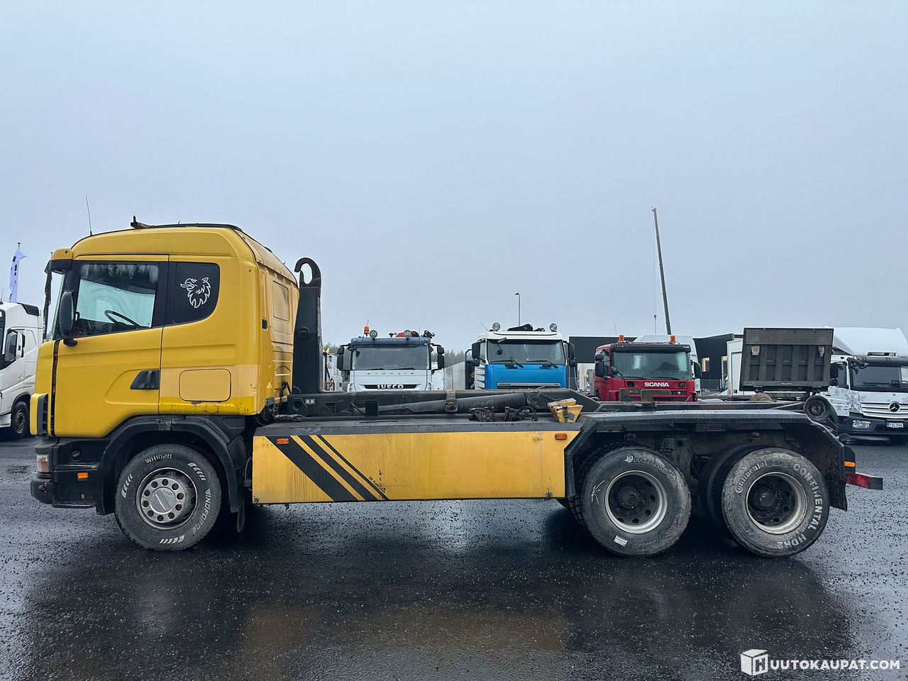 Scania 124, 1996, Pirkkala - شاحنة ذات خطاف: صورة 5 Scania 124, 1996, Pirkkala - شاحنة ذات خطاف: صورة 5