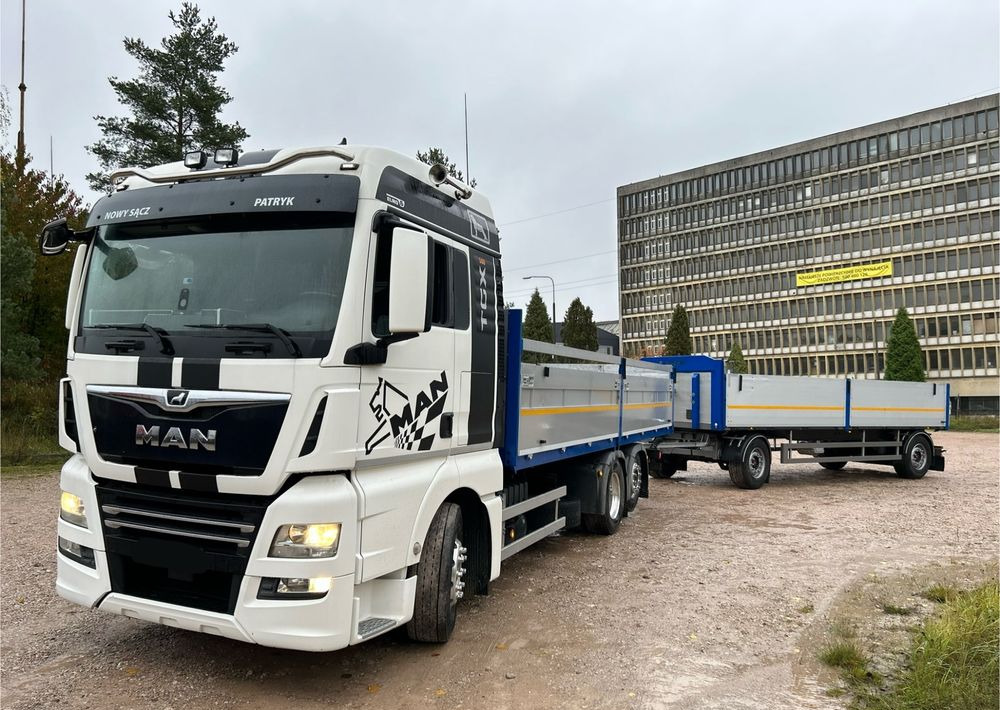 MAN TGX Tandem 1m burty TOP KOMPLET / ALUFELGI / zarejestrowany gotowy do pracy / przyczepa 18t / FULL OPCJA / 26.420 26.460 26.500 26.400 26.440 26.480 26.510 460 500 - آليات: صورة 1 MAN TGX Tandem 1m burty TOP KOMPLET / ALUFELGI / zarejestrowany gotowy do pracy / przyczepa 18t / FULL OPCJA / 26.420 26.460 26.500 26.400 26.440 26.480 26.510 460 500 - آليات: صورة 1