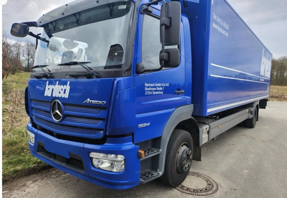 Mercedes-Benz Atego 1524 Z Niemiec TOP 2018 Przód i tył na poduszkach 15t DMC / 7.45m 18 palet TOP STAN - شاحنة مقفلة: صورة 1 Mercedes-Benz Atego 1524 Z Niemiec TOP 2018 Przód i tył na poduszkach 15t DMC / 7.45m 18 palet TOP STAN - شاحنة مقفلة: صورة 1