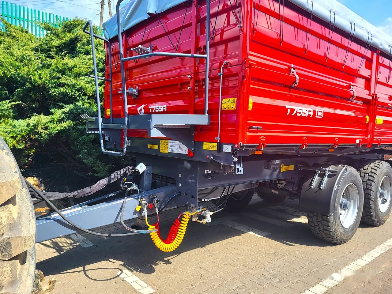 Metal-Fach T755A - 14t Tandem - مقطورة زراعية قلابة: صورة 3 Metal-Fach T755A - 14t Tandem - مقطورة زراعية قلابة: صورة 3