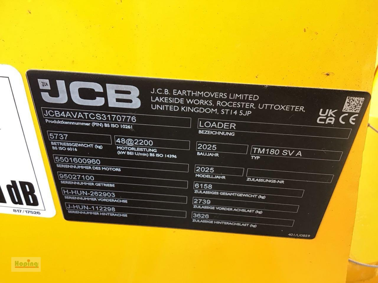 JCB TM180 AGRI - جرافة ذات عجلات تلسكوبية: صورة 5 JCB TM180 AGRI - جرافة ذات عجلات تلسكوبية: صورة 5